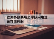 九游官网入口注册-关于欧洲杯预赛场上球队闪电逆袭获得胜利的信息